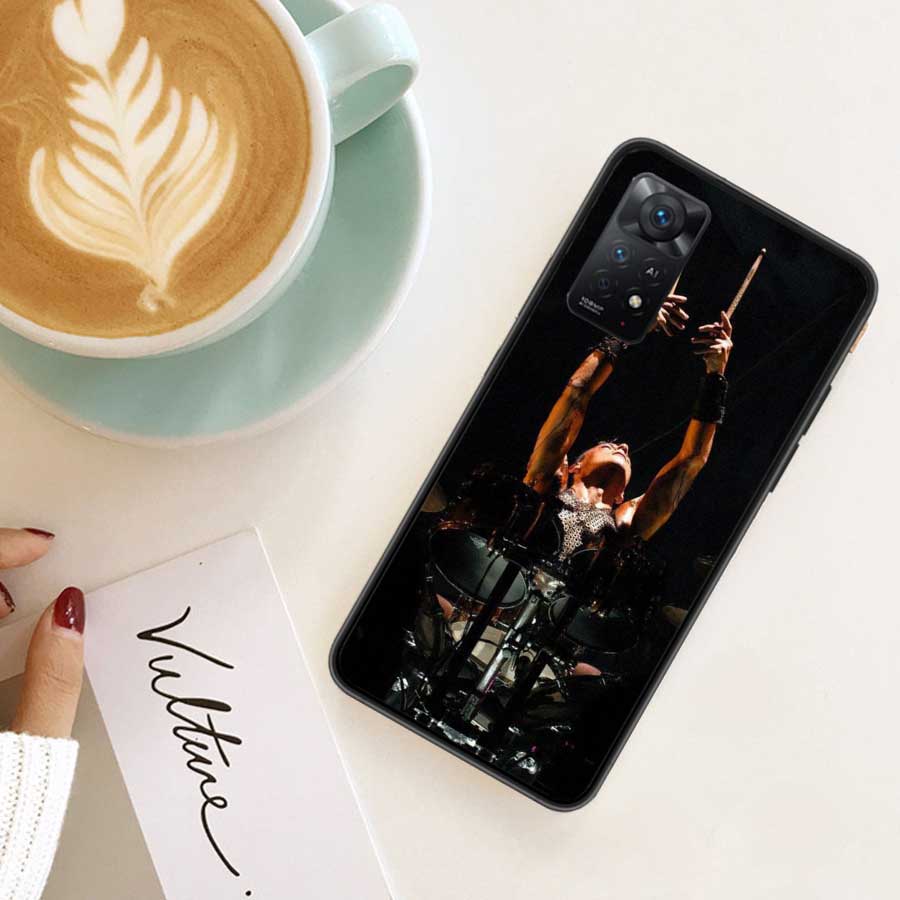 Drum Drummer Music Dj Phone Case For Redmi 13C 14C Note 13 14 Pro 5G Plus 12 12C 10 10A 10C 9 9A 9C 9T 8 8A K70 Pro Xiaomi Cover