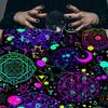 Astrology Tarots Table Altar Cloth Metaphysical Board Game Mat Pendulum Divinations Altar Tablecloth Board Game Card Pad
