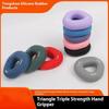 1Pc Silicone Hand Strengthener Ring 220Lbs Carpal Exerciser Finger Wrist Expander Grip Strength Workout Gripper For Hands
