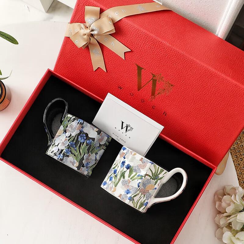 

WOOCH Afternoon Series Ceramic Mug Couple Gift Set W276