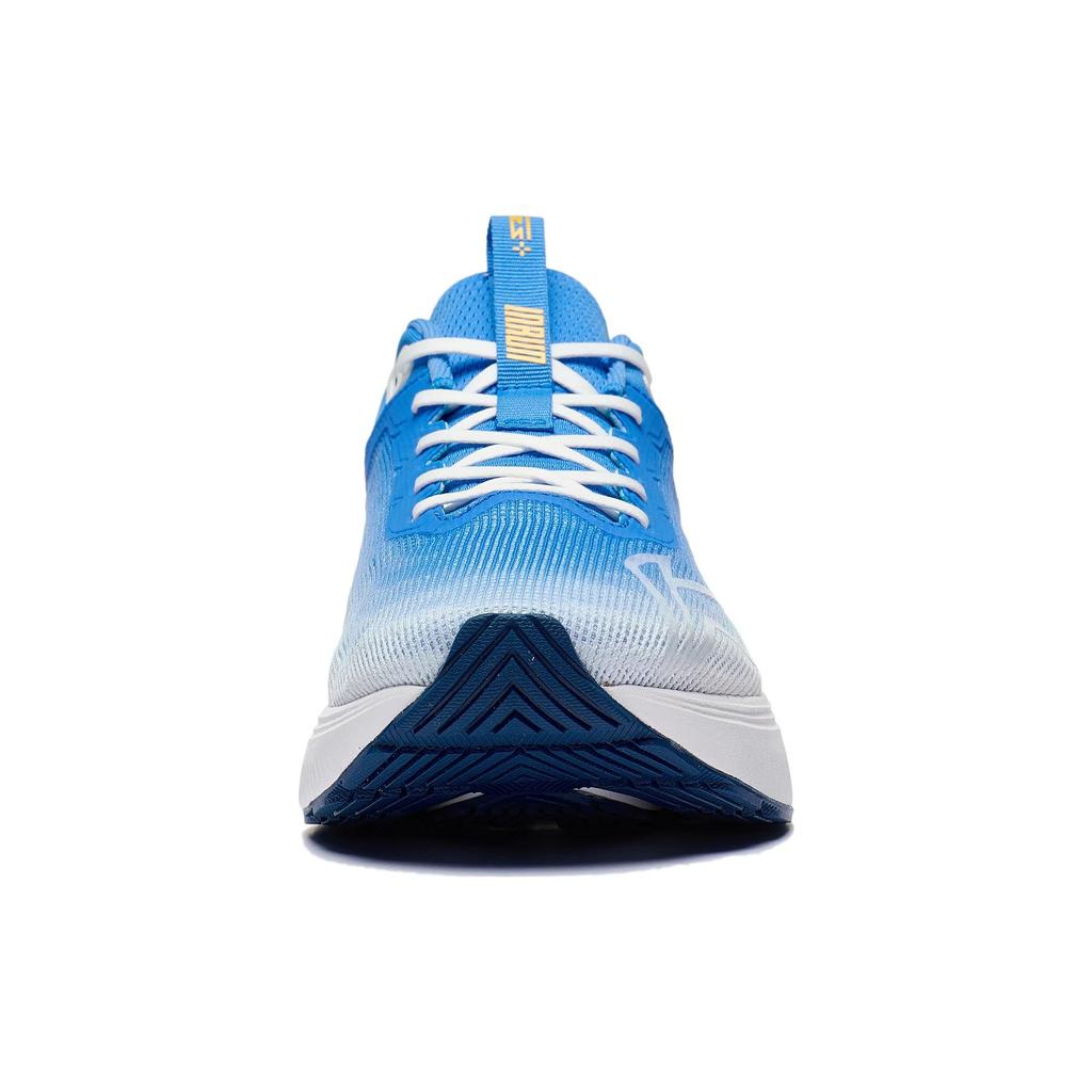 New LiNing Light And Shadow Element Anti Slip And Wear Resistant Breathable Low Top Running Shoes Men's Blue White ARHS041-7