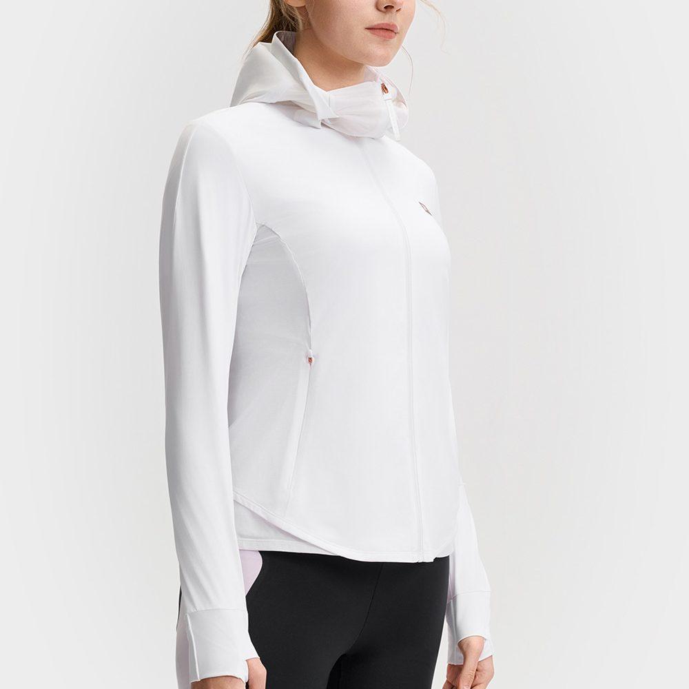 FILA Fitness UV Protection Sun Protection Clothing Women's Jade White A11W521505F-WT