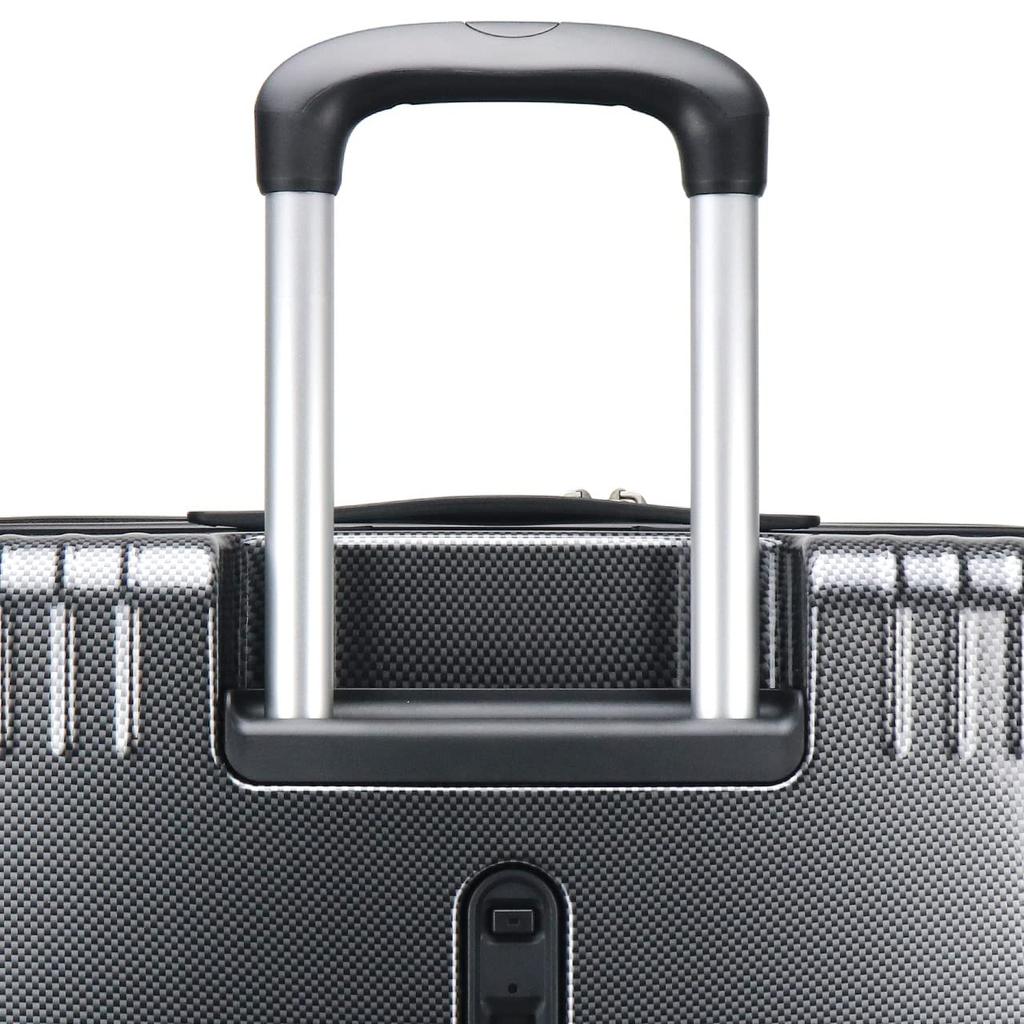 Suitcase Carry Case Carry Bag Large Large Capacity L Size 10 Nights or More 100L Caster Stopper Twin Wheel Casters Palisade Black Carbon [Ace Tokyo]