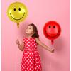 [Ballon Shop] Lächeln 15 Stück Aluminium Ballons für Kinder Spaß Helles Lächeln Amerika USA Lächeln Geburtstag Smiley Party Gedenk Ballons für Kinder