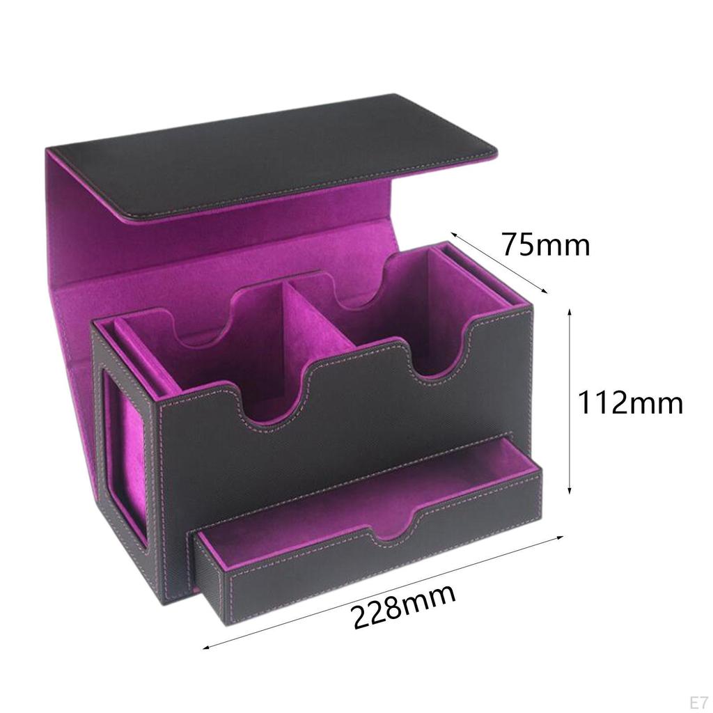 Card Deck Box for Organizing 320+ Cards - Stylish Storage Solution