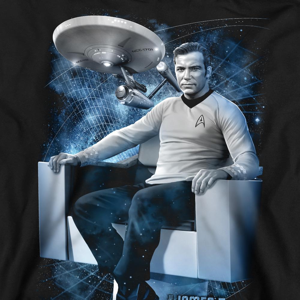 Star Trek Unisex Adult CaptainÂ´s Chair Sweatshirt