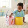 Cartoon Rabbit Egg Basket Cute Candy Gift Bag Multi-functional Easter Felt Basket  Easter Egg