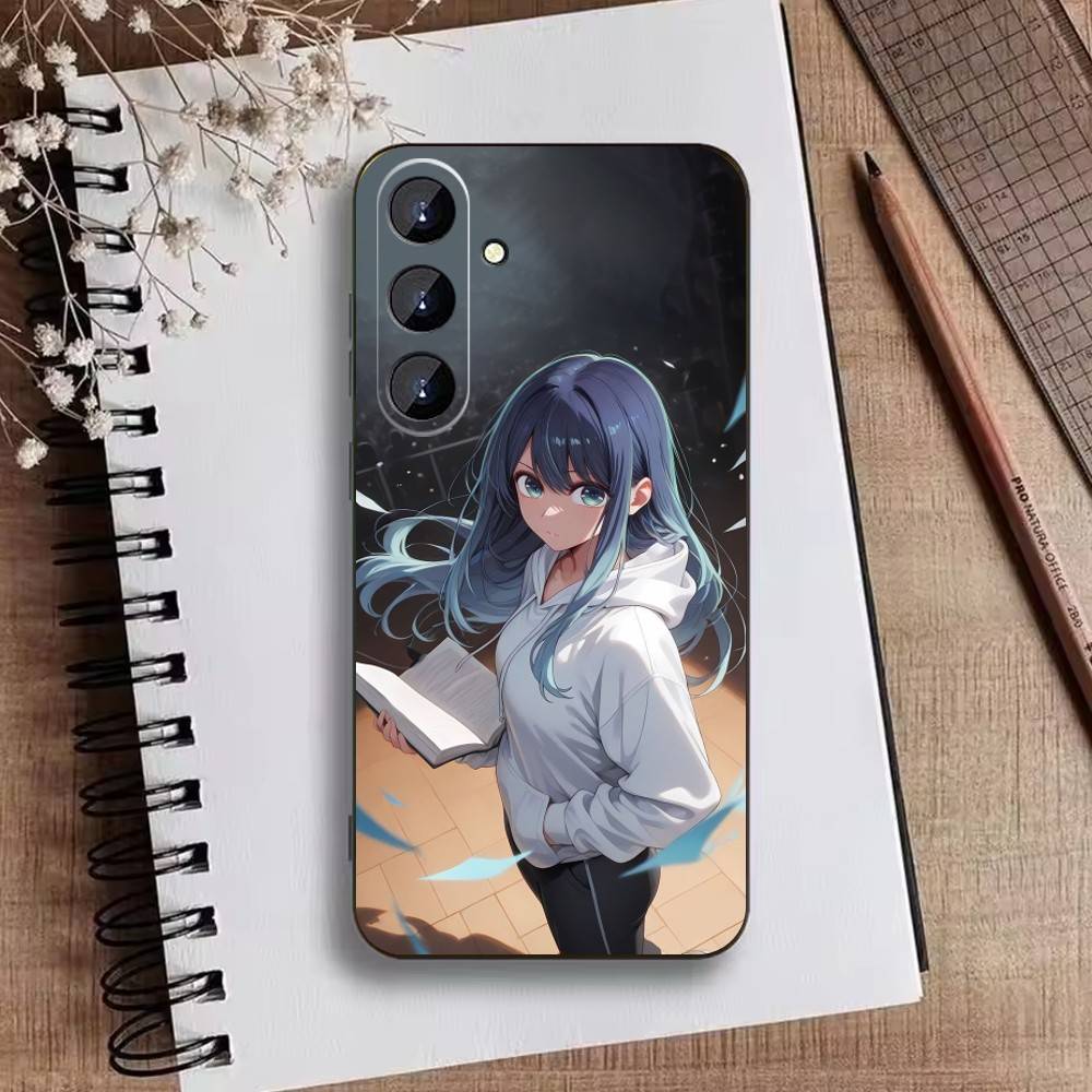 Anime Oshi-no Ko Phone Case For Samsung Galaxy A73,A72,A71,A70,A52,A51 Others Soft Black Cover