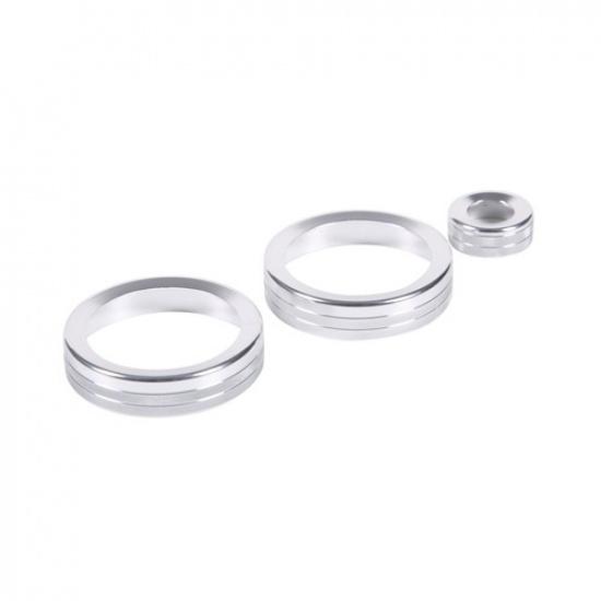 For Land Rover Range Rover Sport  Air Conditioner Knob Trim Aluminum Silver