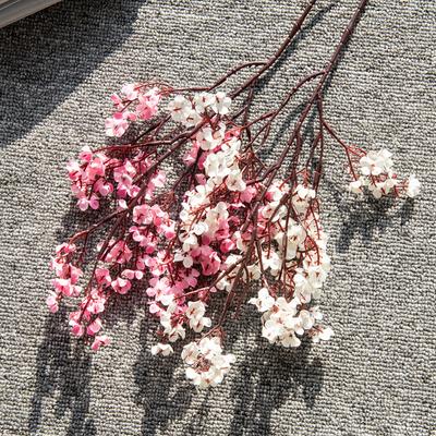 2 VNT Dirbtiniai Augalai Ilgas Gipso Žiedas Kalėdinės Dekoracijos Vaza Namams Vestuvėms Nuotakos Šventei Šaliai Netikros Plastikinės Gėlės