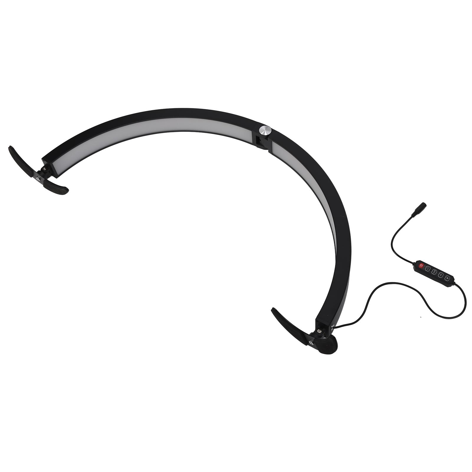 

7 цветовых температур 3200K‑5600K светодиодная складная лампа для маникюра в форме полумесяца EU Plug