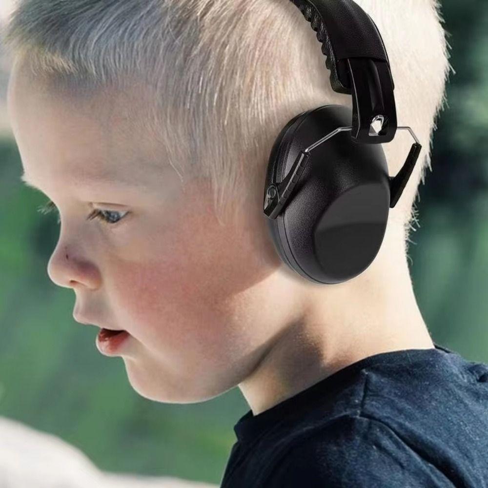 Adjustable Anti-Noise Earmuffs Noise Reduction Hearing Protector Earmuffs  Study Environment