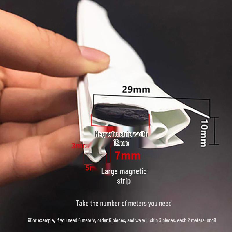 Guarnizione in Gomma Magnetica a Bassa Temperatura per Porte di Congelatori