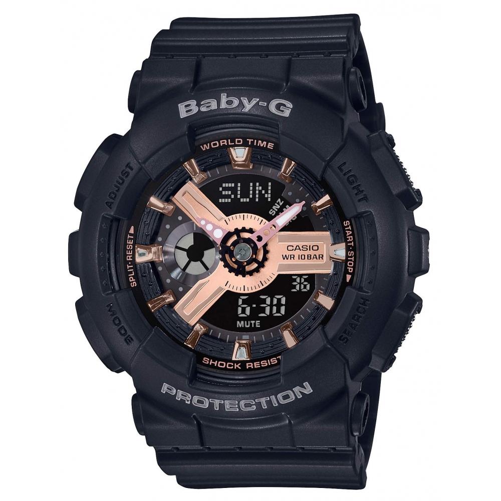 

[Casio] Детские часы [] BABY G BA 110RG 1AJF Черные