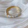 Traditional Hollow Out Flower Bangle Chinese Women's Hand Bracelet  Jewelry Gifts