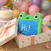 Green Frog Tablet Plush Toy, Soft Stuffed Animal, Cuddly Frog Plushie for Kids, Cute Character Collectible Gift for Boys Girls