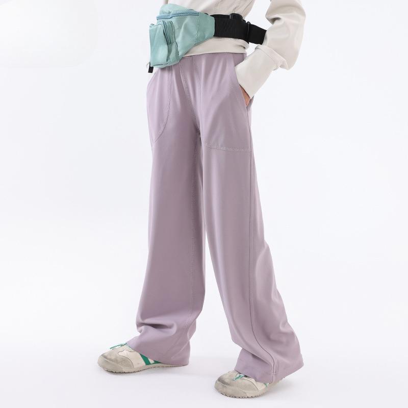 

Свободные повседневные спортивные брюки для девочек на весну и осень 170cm фиолетовый