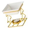 Ceramic Tealight Candle Holder Essential Oil Burners Wax Melt Burners Scented Diffuser for Home Bedroom Office Decors