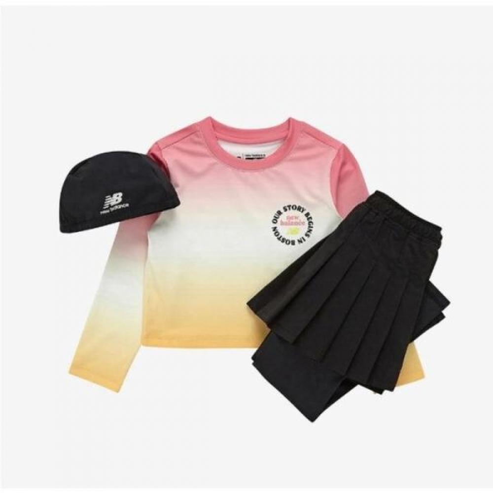 

New Balance Skies Essential Girls Rashguard 2 In 1 Nk9re2102g pInk (25)Pink/110