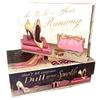Les Trésors De Lily [Q9544] - Set of 2 Nesting 'Belle Epoque' Memory Boxes Pink Beige Black - 37x25. 5x11 Cm - 32x21. 5x9 Cm