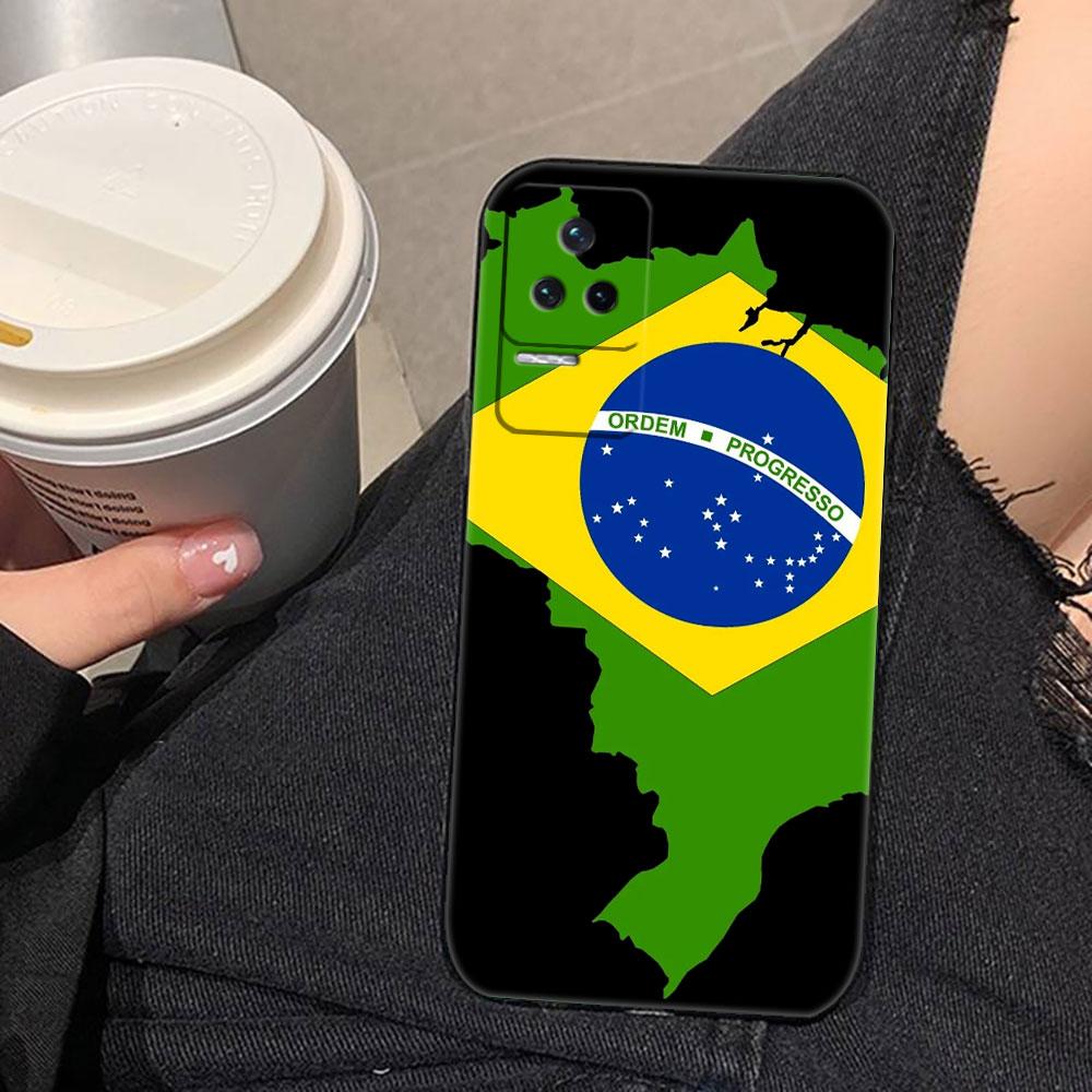 

National Flag Of Brazil Soccer Phone Case For OPPO RENO 15 15F 14 14F 13 13F 12 11 11F 10 8T 8 7 6 5 4 4F LITE Plus Case Cover OPPORENO8PRO5G