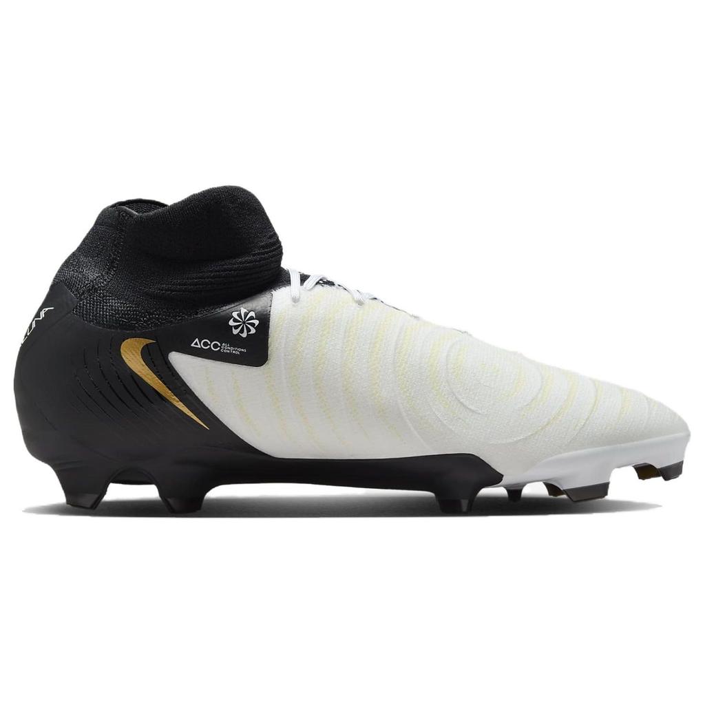 Nike Phantom Luna 2 Pro FG White Black Metallic Gold Coin Men Sneakers FJ2575-100