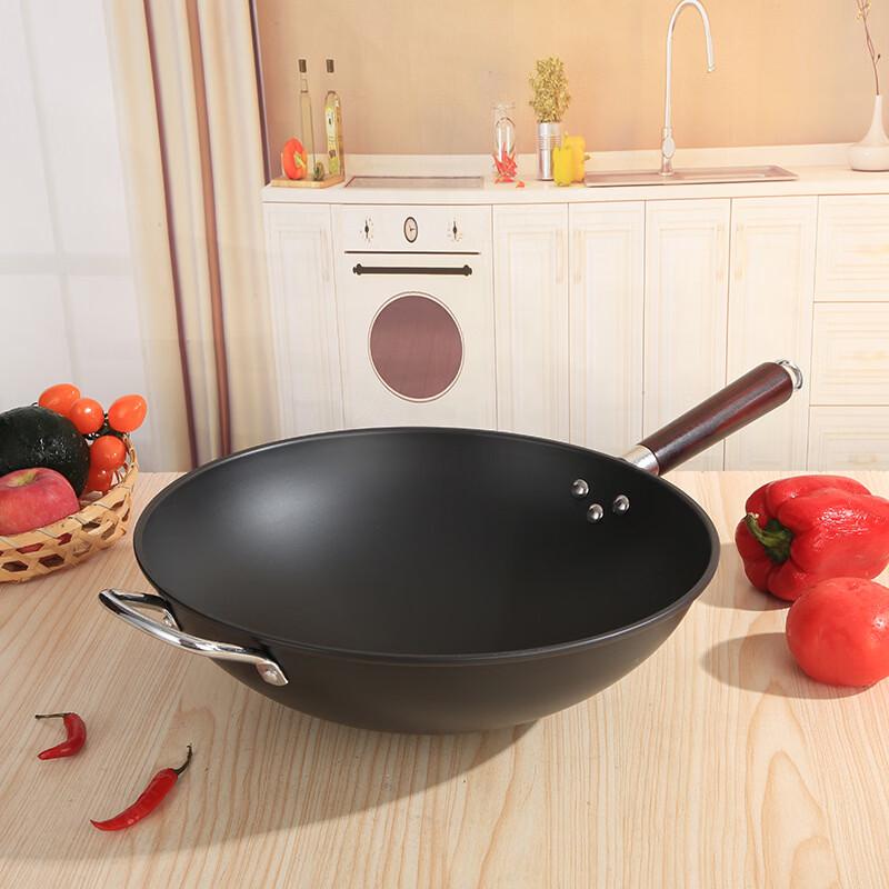 ZISIZ 32cm Non-stick Stir-fry Wok