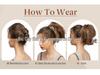Adjustable High-Temperature Silk Short Curly Clip-On Ponytail Wig for Women
