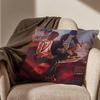 blue Butterfly Life is Strange Pillow Case Antidustmite Pillowcase Invisible zipper silky short plush Sofa cushion cover