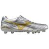 Mizuno Morelia DNA Japan Měkké Pohodlné Protiskluzové Odolné Fotbalové Kopačky Unisex Fotbalové Kopačky Stříbrné P1GA251004