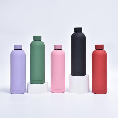 304 Stainless Steel Thermos Double Vacuum Outdoor Cycling Cup Spray-painted Small Mouth Handy Cup