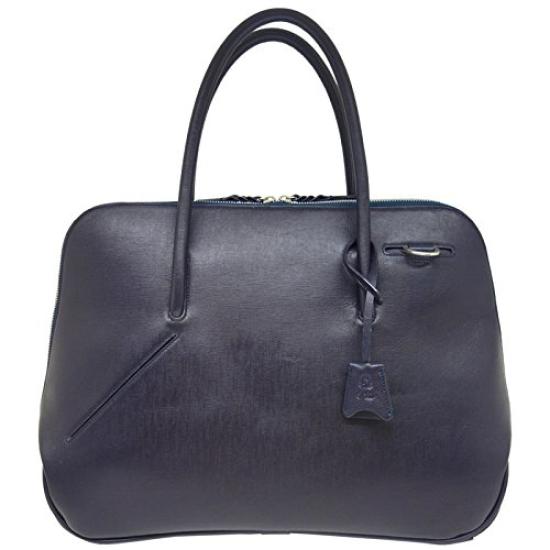 

P.I.D. 2-Way Tote BagShoulder Bag, B4 Size, Zebu Leather Embossed, Con PAP102-NV