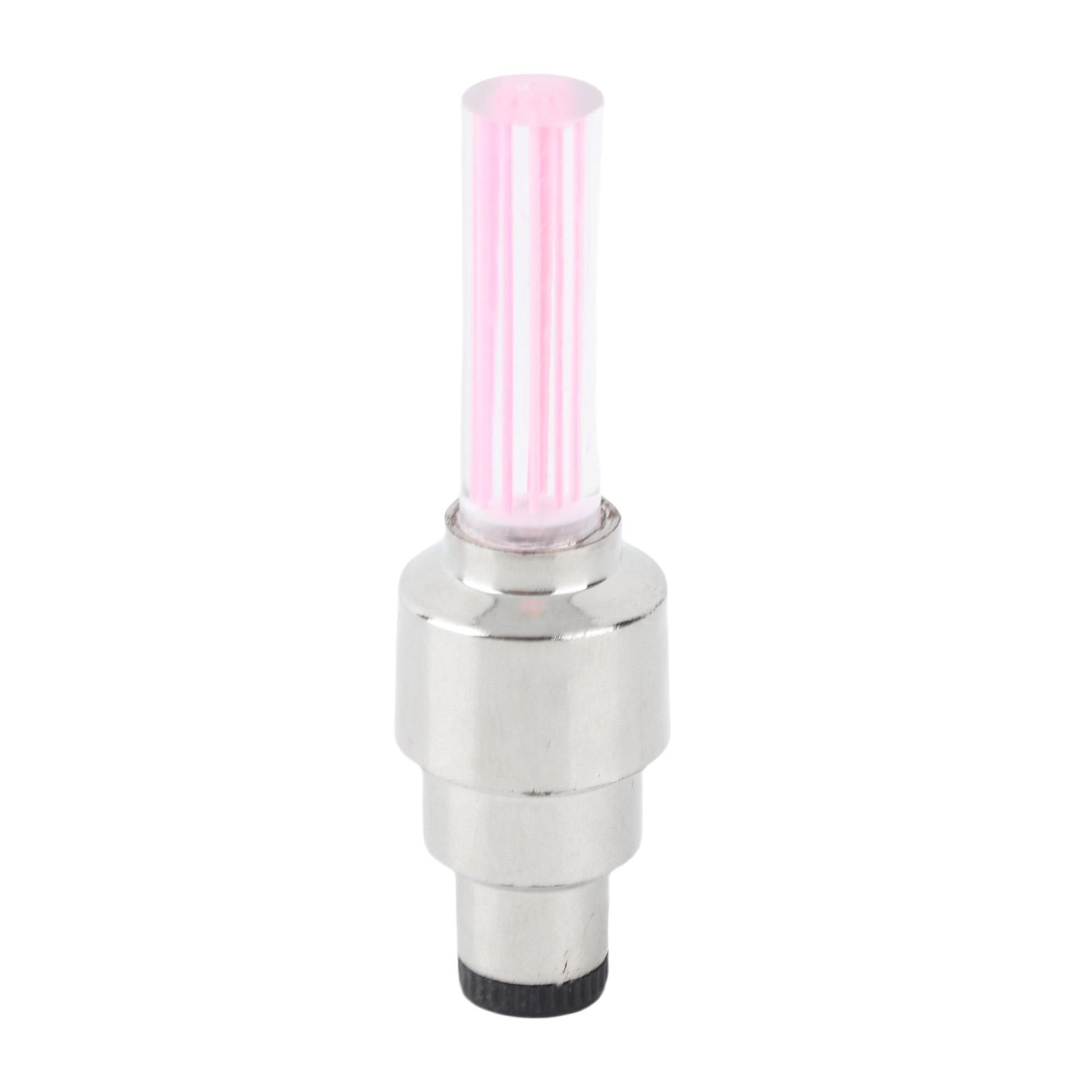 

Bike Tire Wheel LED Lights Gas Nozzle Lamp Tire Valve Glow Night Safety Light Red
