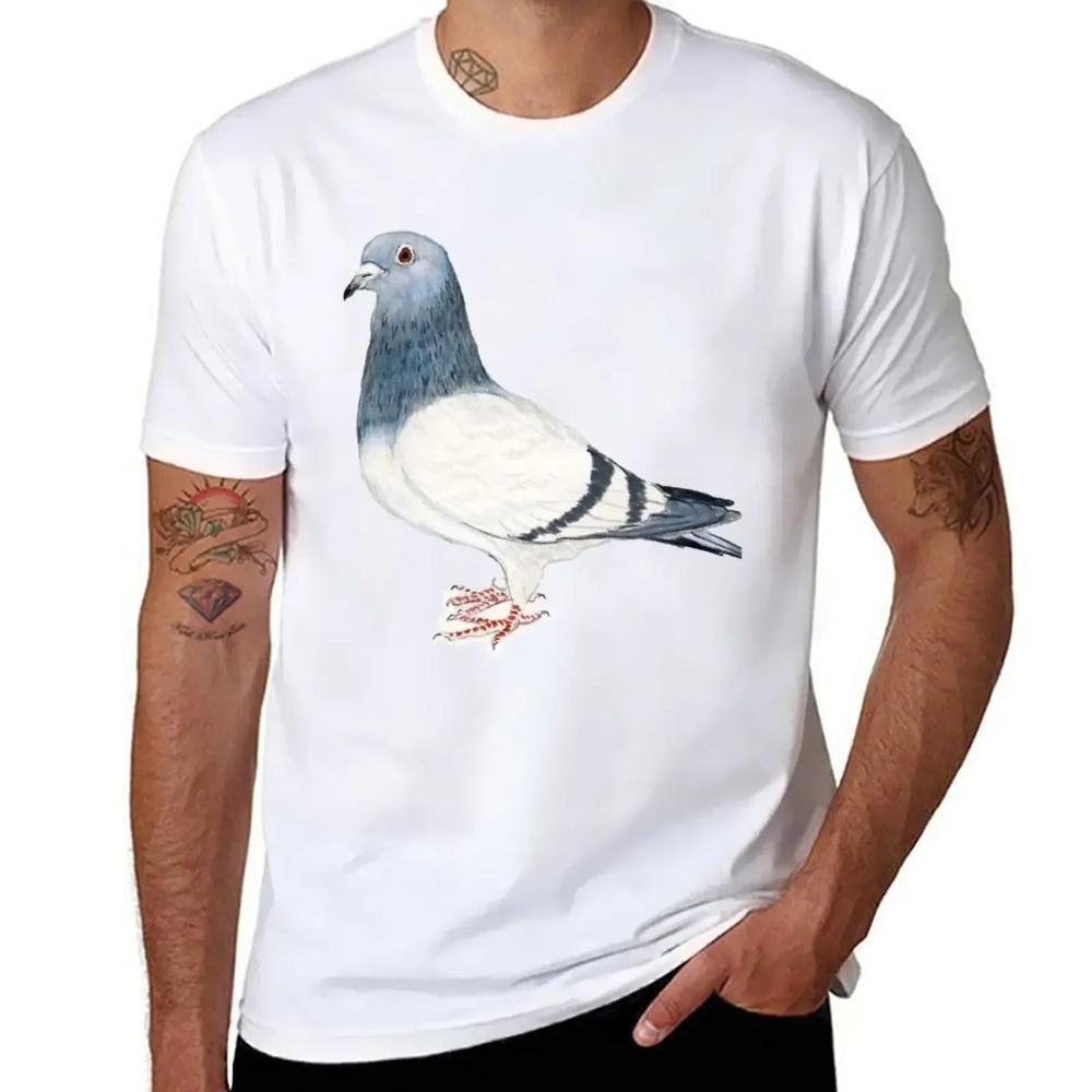 

Футболка Pigeon новое издание корейская мода футболки для мужчин XXXXXL белый