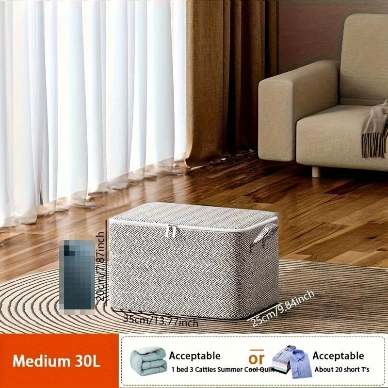Super Large Household Storage Box, Foldable Clothing Packaging Bag, Wardrobe with Handle, Quilt, Blanket Storage Container