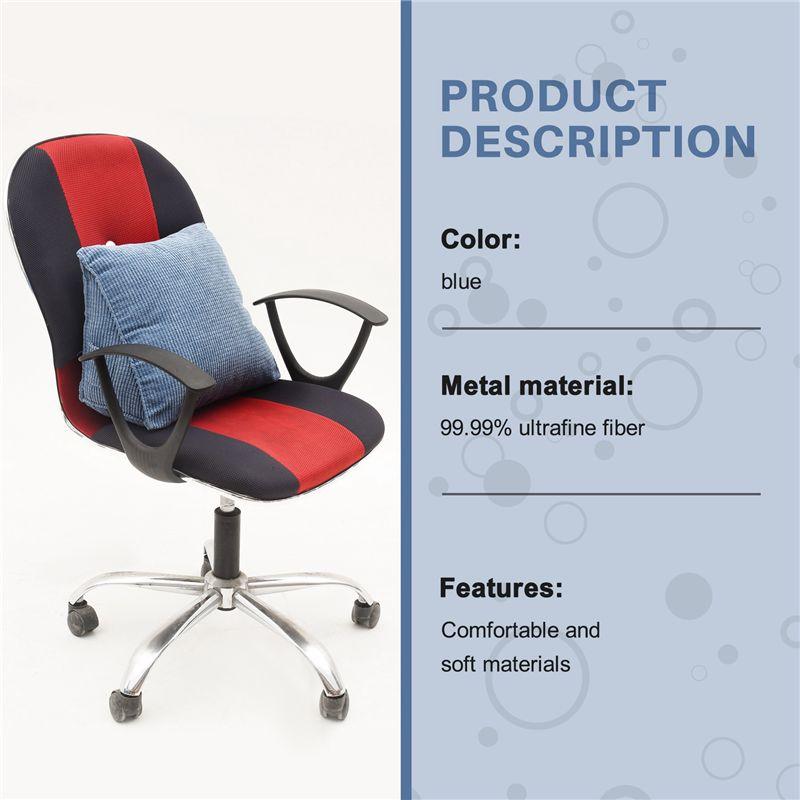 A84E-Reading Backrest Cushion Wedge Pillow Back Cushion Lumbar Pad Bed Office Chair Rest Pillow Back Support Pillow
