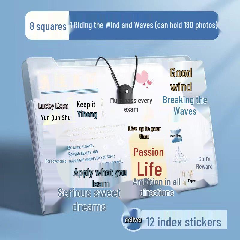 A4 Multi-Layer Accordion File Bag - Student Handheld Storage for Test Papers