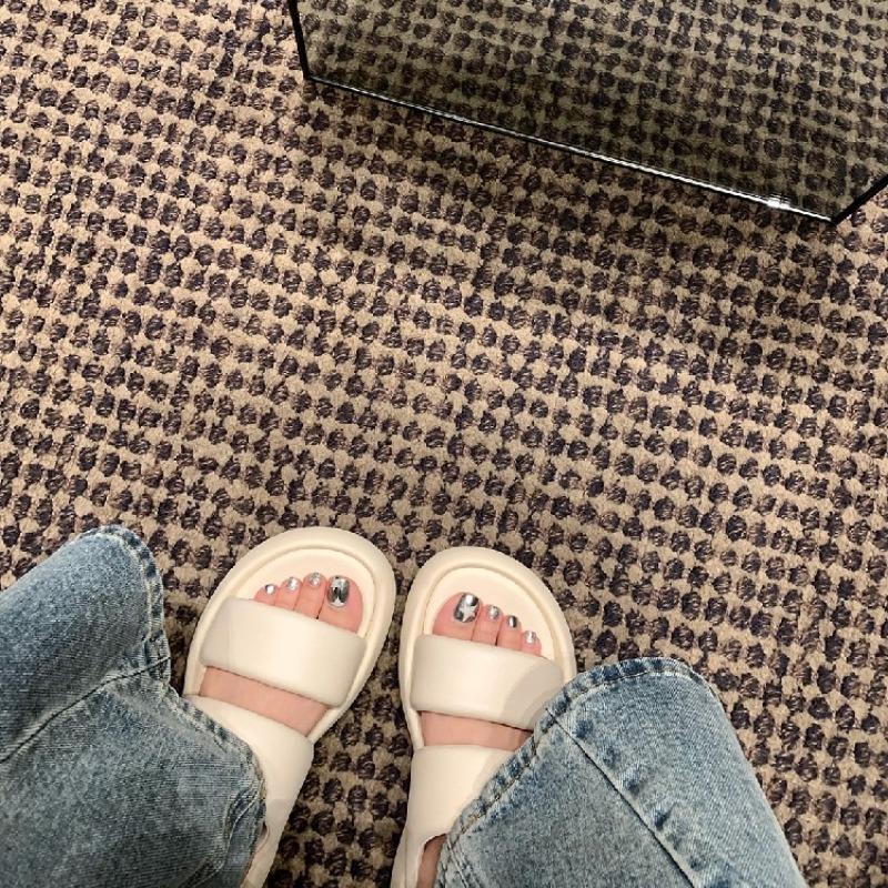 Damen Casual Dicksohlige Brotschuhe und Hausschuhe zur Höhenvergrößerung und für Coolness