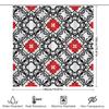 Elegant Floral Shower Curtain Rustic Boho Style With Peacock Design 3D Printed Waterproof Bath Mat Set For Bathroom Decoration