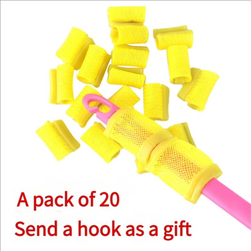 Heatless Hair Rollers For Natural Curls Snail Shape Design With Ecological Friendly PVC Materials PainFree Styling Kit