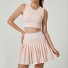 JYL Cloud Breathable Vest Hip Lifting Tennis Skort Yoga Set