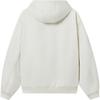 Levis Casual Comfortable Loose Solid Color Hooded Long Sleeve Denim Jacket Men jackets White 003L7-0000