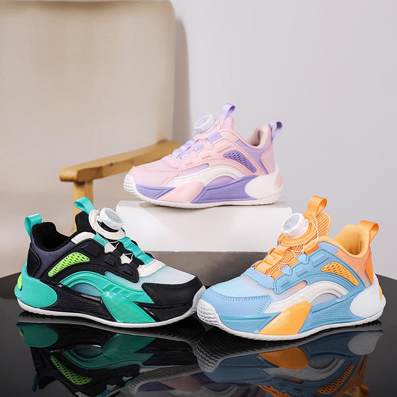 Boys' shoes summer and autumn 2025 new mesh breathable children's running shoes medium and large children's and girls' sports shoes