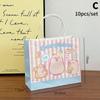 10Pcs Capybara Cartoon Gift Bags Hand-Held Paper Bags Rectangular Gift Candy Snack Packaging Bags Party Birthday Supplies