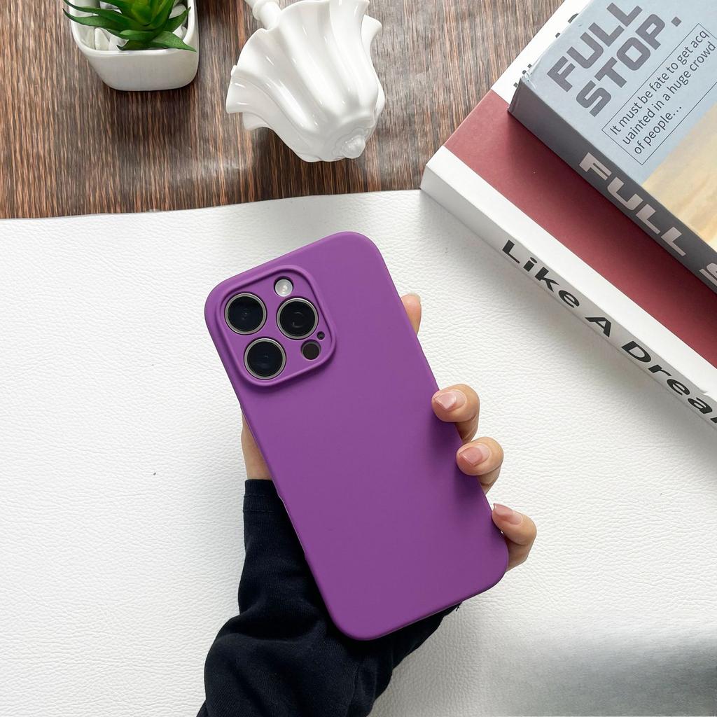High-quality Liquid Silicone Mobile Phone Case Iphone16promax/15/14 Apple 13 Full-invest Anti-fall Protection Case