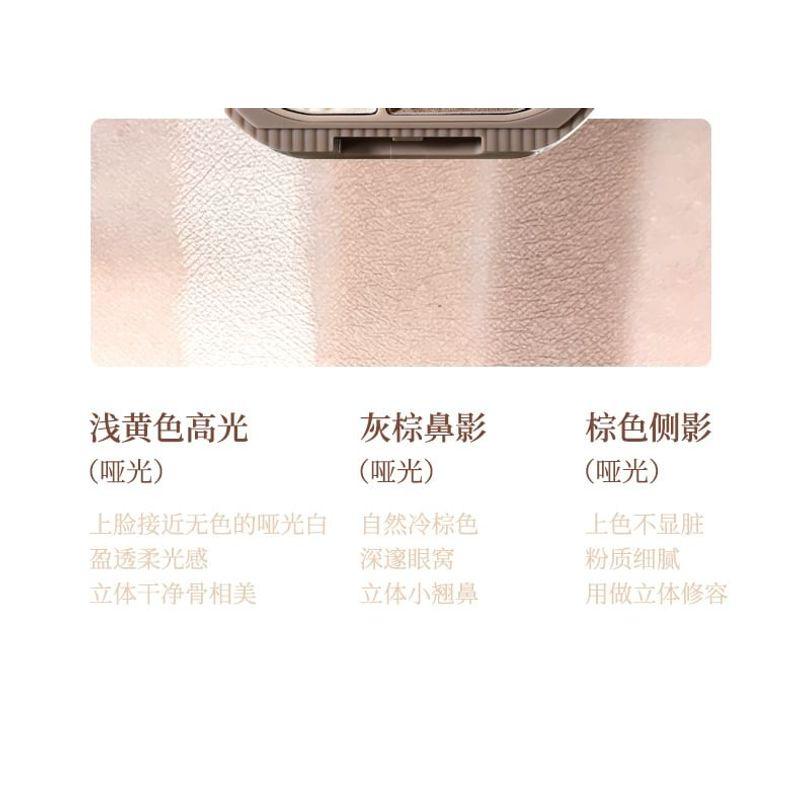 Xixi - Licht und Schatten Einfache Zeichen-Highlight-Konturierungs-Palette - 2 Farben