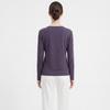 Shop   Women S Korean MaDe MoDal Long Sleeve Tee SiDe Shirring Detail Charcoal D