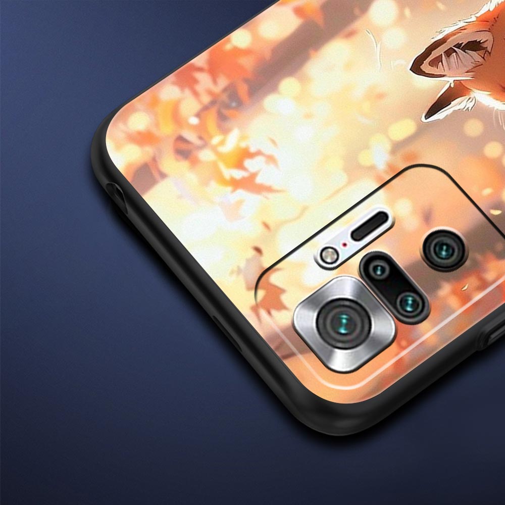 Phone Case Cover for Redmi 14C 10C Note 15 14 13 12 10 11 Pro Plus K40 5G Soft TPU Shockproof Fundas Shell Cute Animal Fox Capas