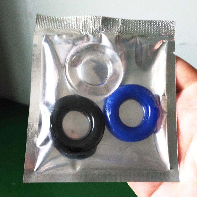 3Pcs Adult Products Tricolor Penis Ring Locking Essence Ring for Men Delay Sex Ring