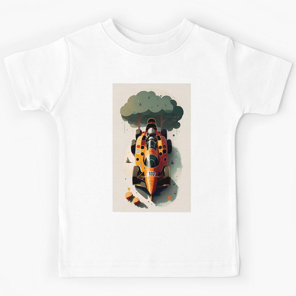 Chubby Racing Car Kids T-Shirt 100